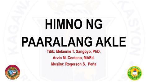 himno ng manuel i santos lyrics|Santo .